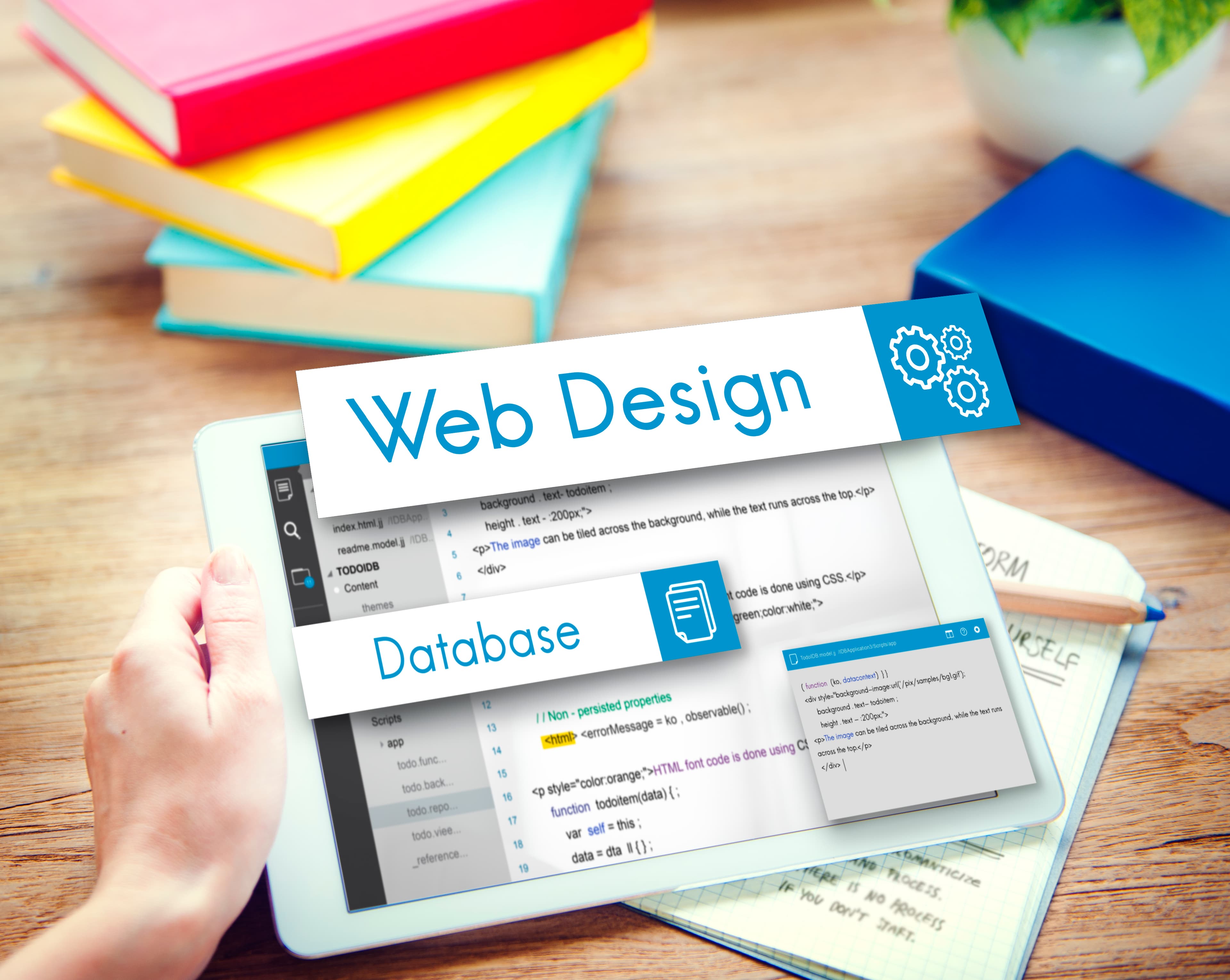 Web design and website coding concepts representing Marvel Creative Media's digital solutions