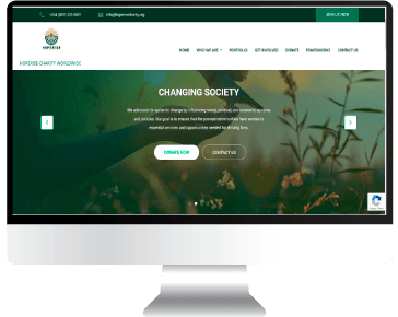 Hoperise Charity Platform Showcase Interface Preview