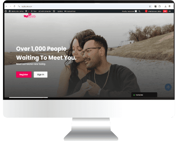 MyDuDuKe Dating project interface mockup representation