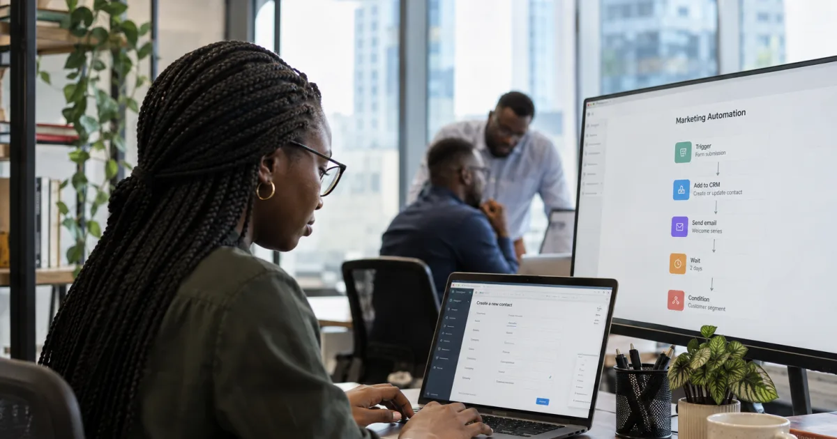 Featured graphic asset representing What Nigeria’s Data Protection Rules Mean for Website Forms, CRM Workflows, and Marketing Automation
