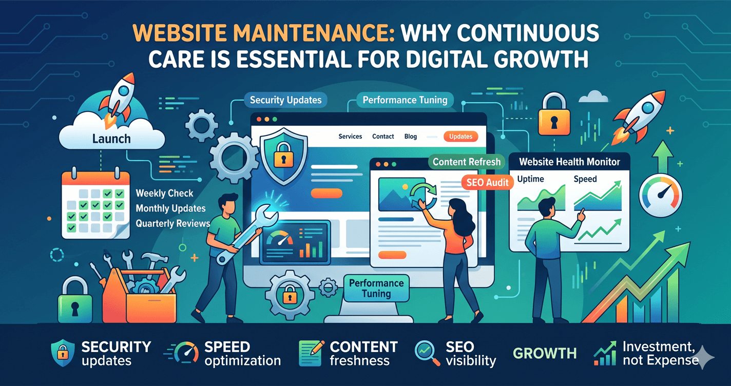 Why Website Maintenance Is Just as Important as Website Development