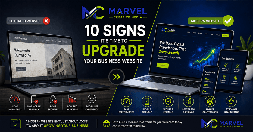 10 Signs It's Time to Upgrade Your Business Website
