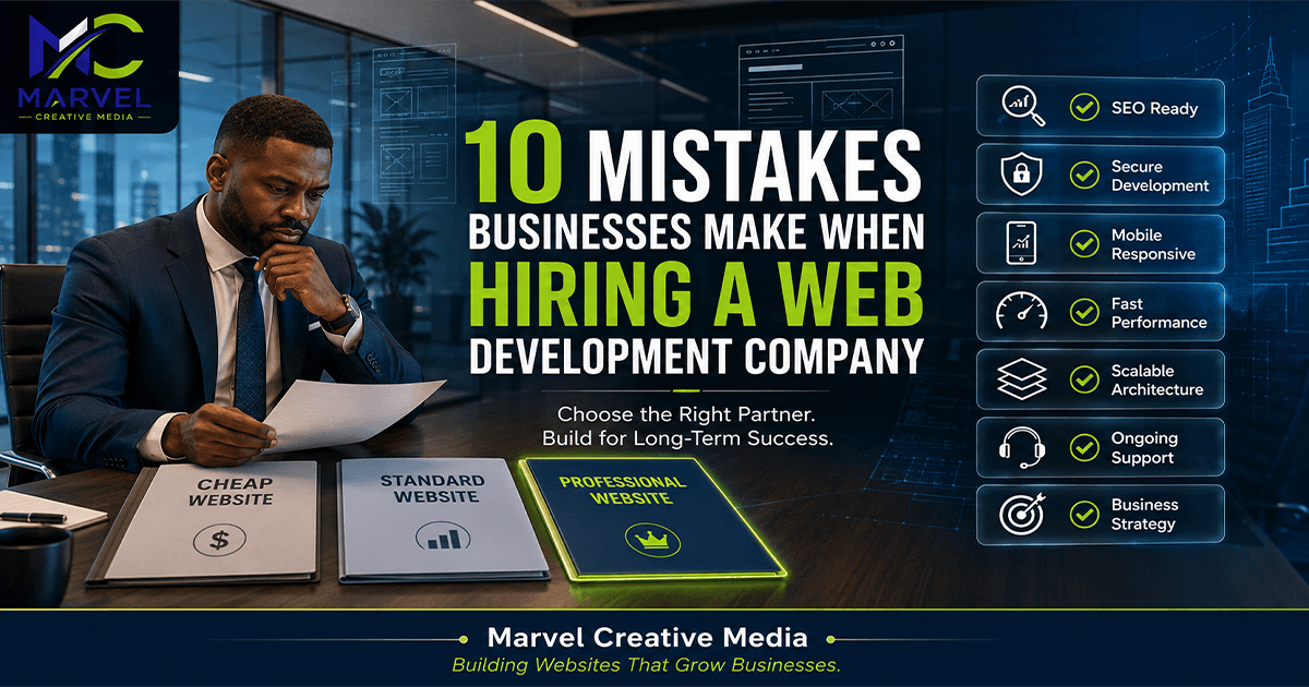 10 Mistakes Businesses Make When Hiring a Web Development Company (And How to Avoid Them)
